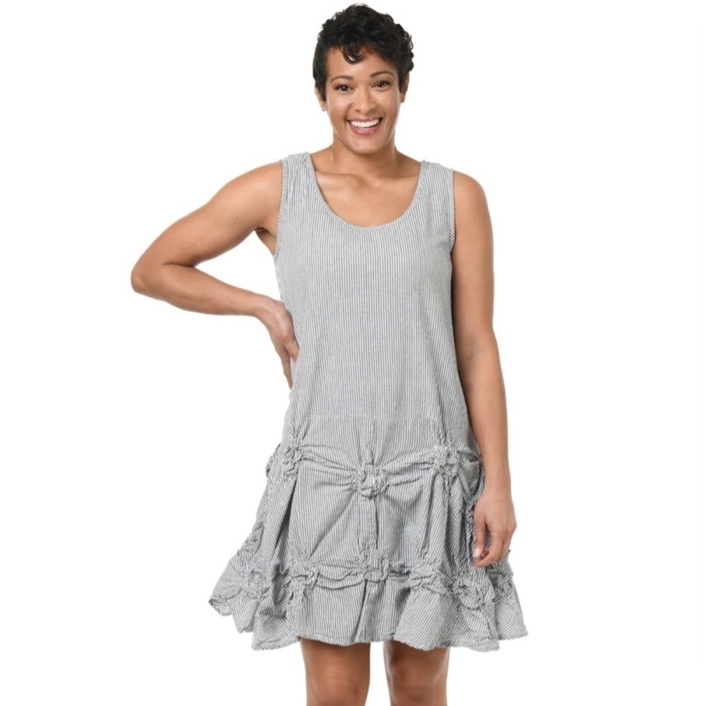 TULIP matilda dress in ticking stripe